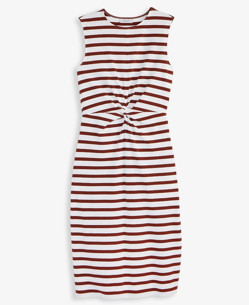 On 34th Women's Knot-Front Knit Midi Dress