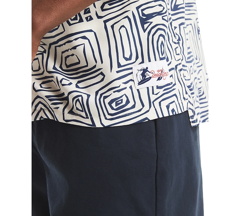 Beach Boys x Nautica Men's Printed Camp Shirt