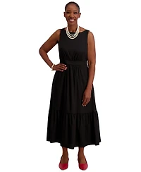 Kasper Women's Tiered Midi Dress, Regular & Plus Sizes