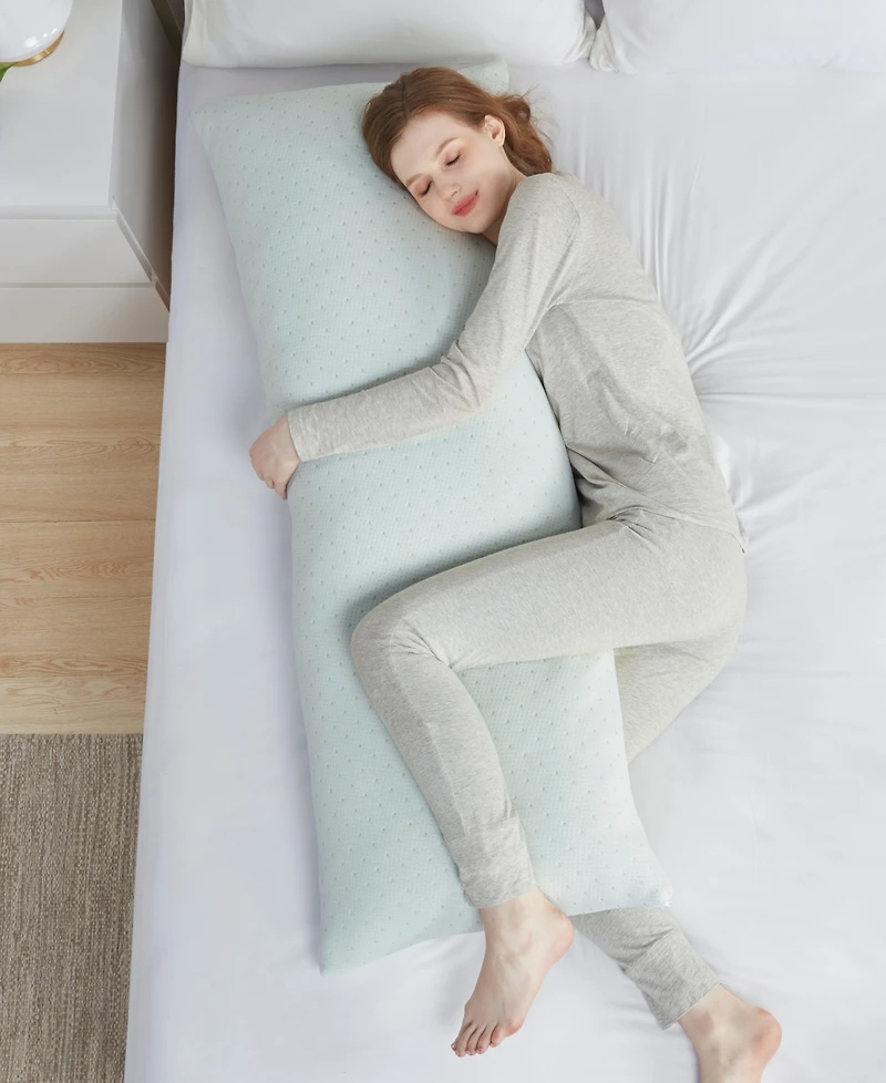 Madison Park Rayon from Bamboo Shredded Memory Foam Body Pillow