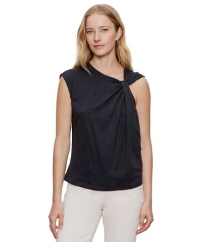 Sanctuary Womens So Twisted Asymmetric Muscle T Shirt