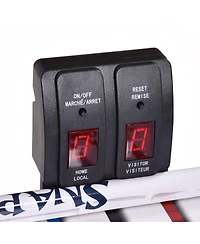 42" Air Powered Hockey Table Top Scoring 2 Pushers