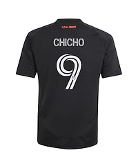 Adidas Big Boys and Girls Cristian Arango Black San Jose Earthquakes 2025 Headliner Replica Player Jersey