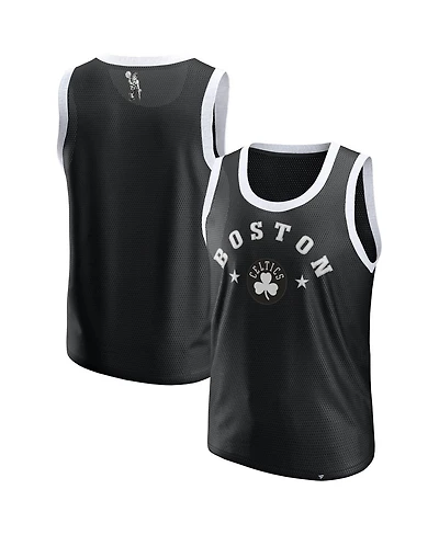 Fanatics Men's Black Boston Celtics Mesh Tank Top