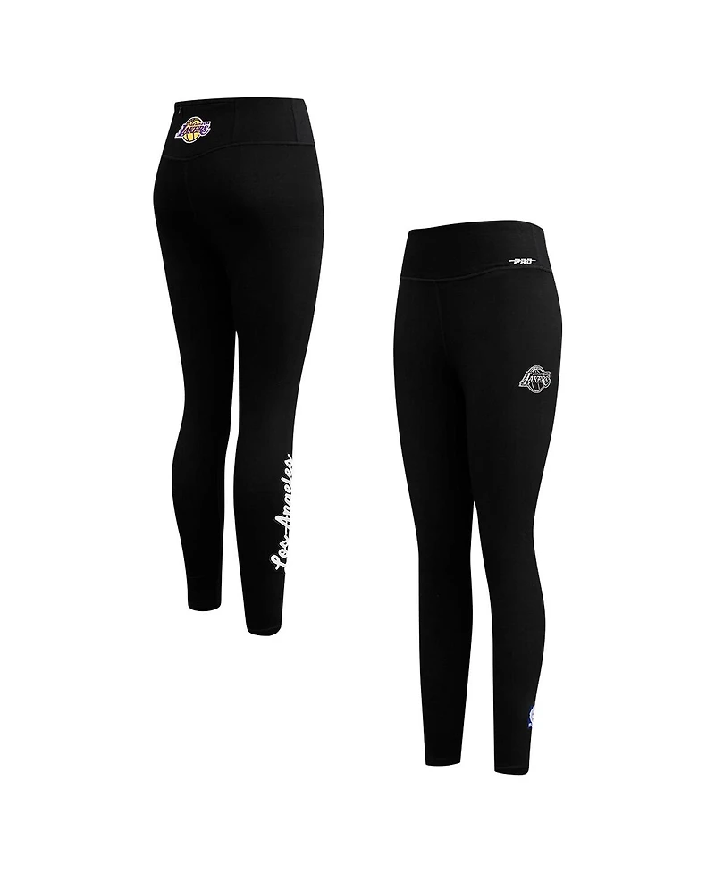 Pro Standard Women's Black Los Angeles Lakers Paint the City Jersey Leggings