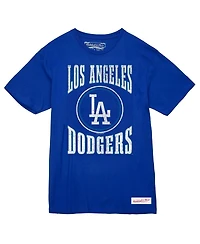 Mitchell & Ness Men's Royal Los Angeles Dodgers Arched Logo Slub T-Shirt