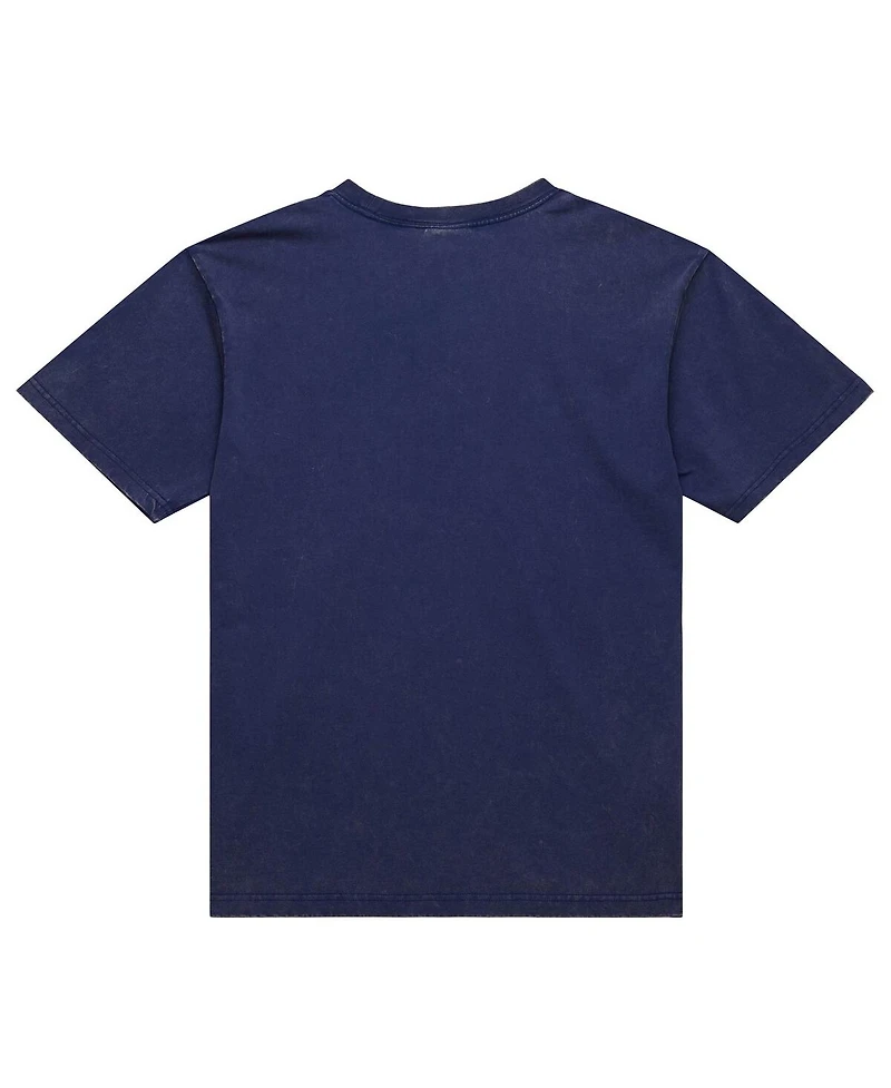 Mitchell & Ness Men's Navy Michigan Wolverines Big Tall Fade Away Premium T-Shirt