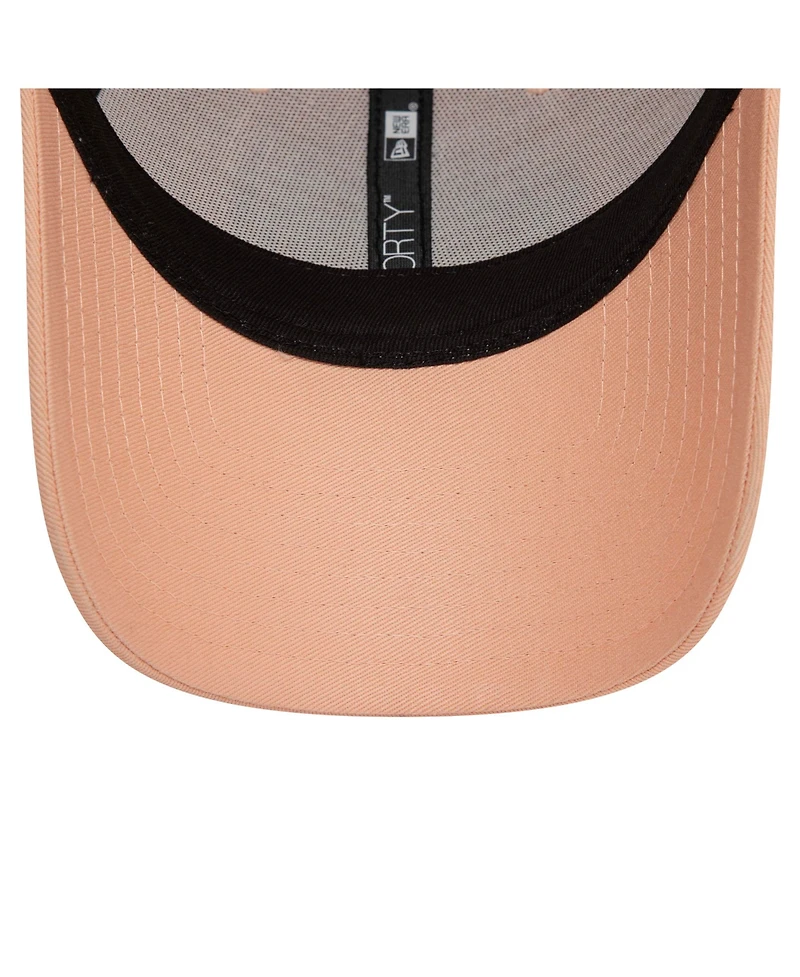 New Era Women's Pink As Roma Wordmark 9FORTY Adjustable Hat