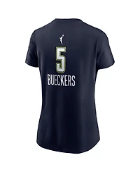 Nike Women's Paige Bueckers Navy Dallas Wings 2025 Wnba Draft Explorer Edition Name Number T-Shirt