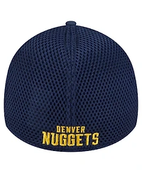 New Era Men's Navy Denver Nuggets Subtle Camo 39THIRTY Flex Hat