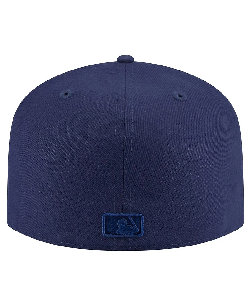 New Era Men's Navy Toronto Blue Jays Color Pack A-Frame 59FIFTY Fitted Hat