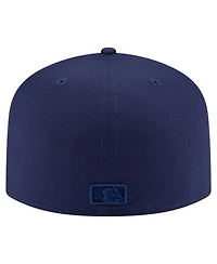 New Era Men's Navy Seattle Mariners Color Pack A-Frame 59FIFTY Fitted Hat