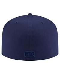 New Era Men's Navy Philadelphia Phillies Color Pack A-Frame 59FIFTY Fitted Hat