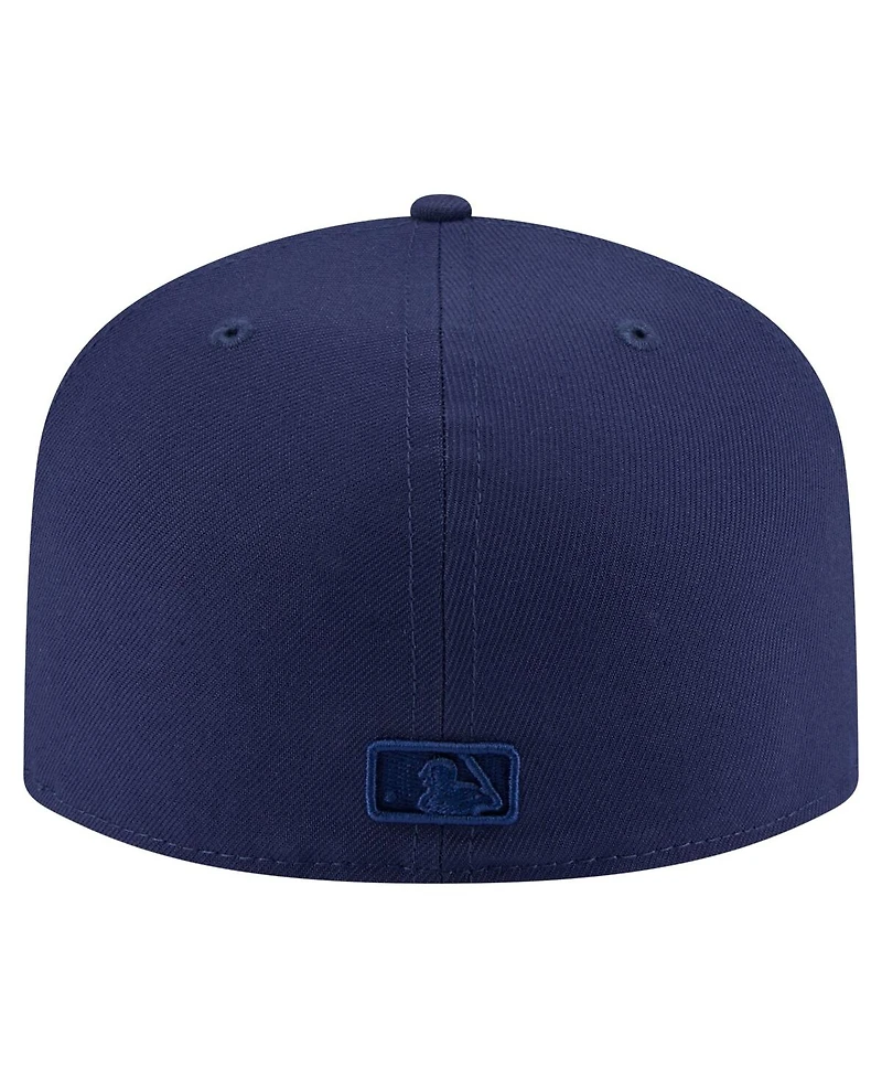 New Era Men's Navy New York Mets Color Pack A-Frame 59FIFTY Fitted Hat