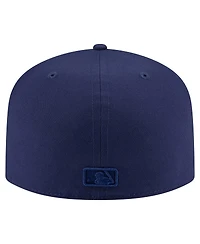 New Era Men's Navy New York Mets Color Pack A-Frame 59FIFTY Fitted Hat