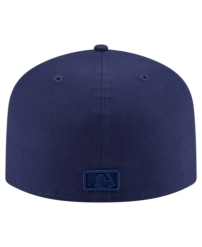 New Era Men's Navy Houston Astros Color Pack A-Frame 59FIFTY Fitted Hat