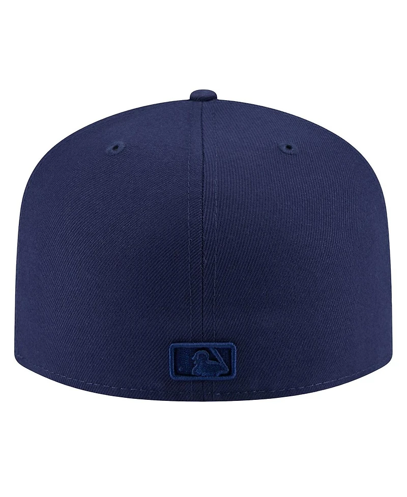 New Era Men's Navy Boston Red Sox Color Pack A-Frame 59FIFTY Fitted Hat