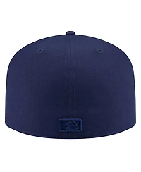 New Era Men's Navy Boston Red Sox Color Pack A-Frame 59FIFTY Fitted Hat