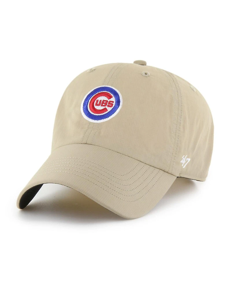 '47 Brand Men's Khaki Chicago Cubs Performance Clean Up Adjustable Hat