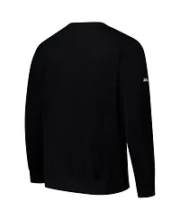 Stitches Men's Black Pittsburgh Pirates Lightweight Crew Sweatshirt