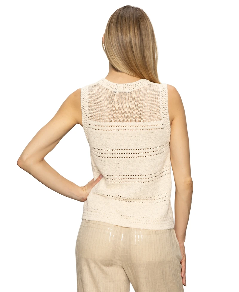 Sanctuary Women's Waves Of Summer Sleeveless Sweater