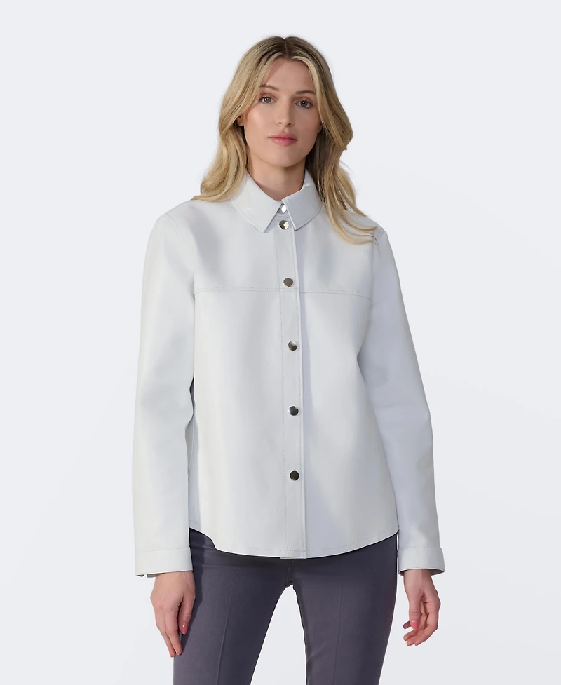 Furniq Uk Women's Leather Jacket, Created for Macy's