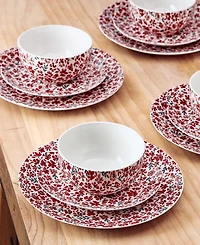 Pfaltzgraff Radiant Blossom 12-Pc. Dinnerware Set, Service for 4