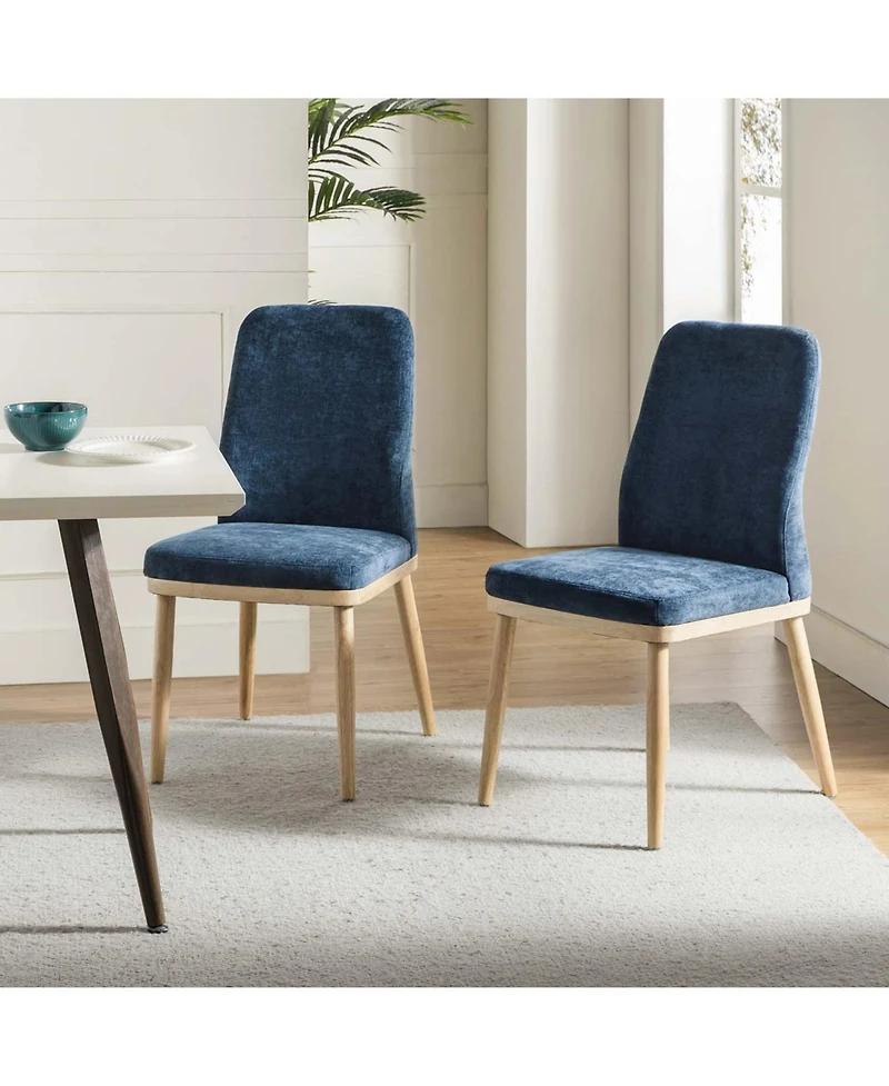 Luis Easy to Assemble and Ergonomic Dining Chair ,Set of 2