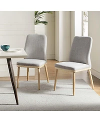 Luis Easy to Assemble and Ergonomic Dining Chair ,Set of 2