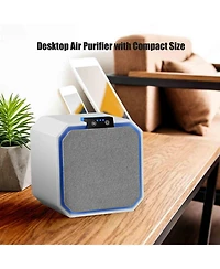 Desktop Hepa Air Purifier Home Air Cleaner with 2-in-1 Composite Hepa Filter