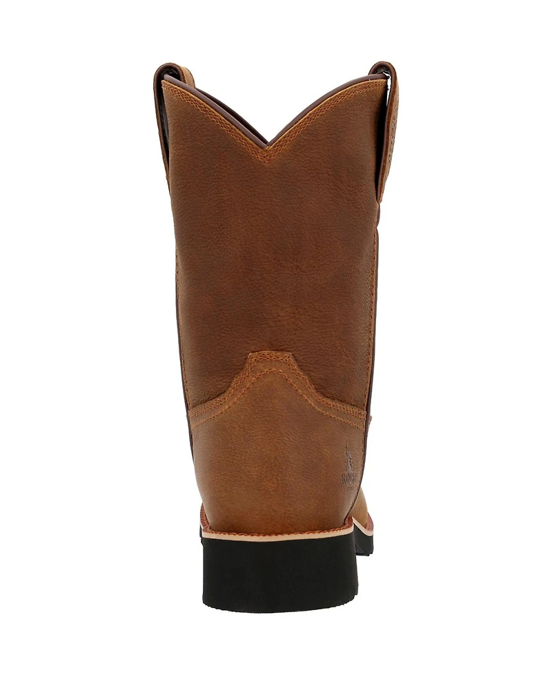 Rocky Men's Monocrepe Unlined Pull-On Western Boot