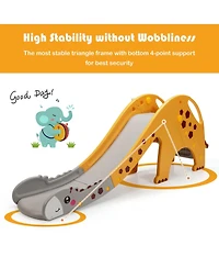 3 in 1 Kids Climber Slide Play Set with Basketball Hoop