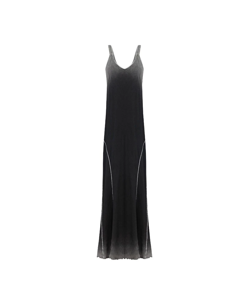Pcfg Women's Free Heaven Acid Wash Long Dress