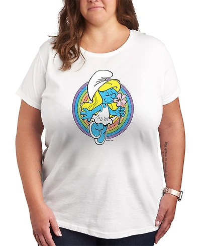 Hybrid Apparel Plus The Smurfette Graphic T-Shirt