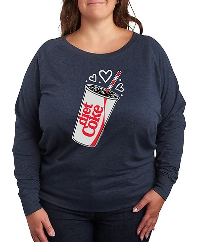 Hybrid Apparel Plus Coca-Cola Hearts Graphic Pullover T-Shirt