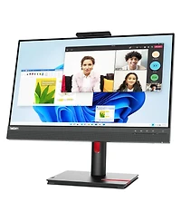 Lenovo ThinkCentre Tiny-In-One 24 Gen 5 23.8" 16:9 Full Hd Ips Wled Lcd Monitor with Webcam, Black