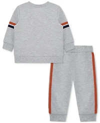 Little Me Baby Boys Football Sweatshirt & Jogger Pants, 2 Piece Set