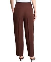 Jones New York Petite Belted Paperbag Tapered-Leg Pants