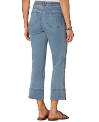 Democracy Petite "Ab"solution High-Rise Kick Flare Jeans