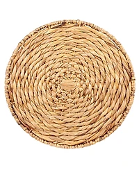 Creative Co-op 18.2" Water Hyacinth Hand-Woven Round Table