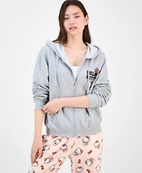 Love Tribe Juniors' Hello Kitty Full-Zip Hoodie