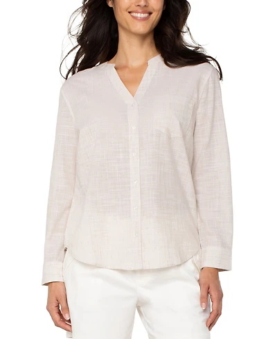 Liverpool Los Angeles Women's Cotton Long-Sleeve Shirt