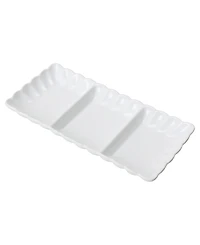 Bia Cordon Bleu Petal Divided Serving Dishes, Set of 2