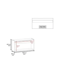 Burbank Wall Cabinet, 2 Doors, White