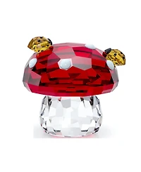 Swarovski Idyllia Mushroom and Ladybugs Figurine