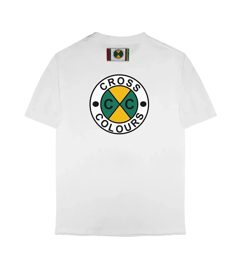 Cross Colours Men's Circle Logo T-Shirt