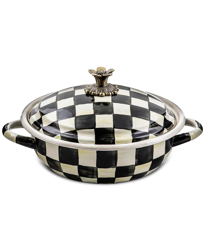 MacKenzie-Childs Courtly Check Medium Casserole Dish