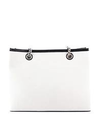 Pre-Owned Balenciaga Medium Cities Duty Free Tote Printed Canvas