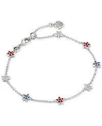 Kendra Scott Crystal Multi Star Sierra Link Chain Bracelet