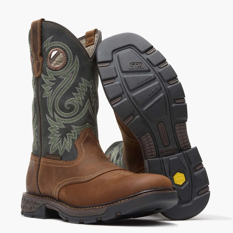 Georgia Boot Men's Carbo-Tec Flx Waterproof Pull-on Work